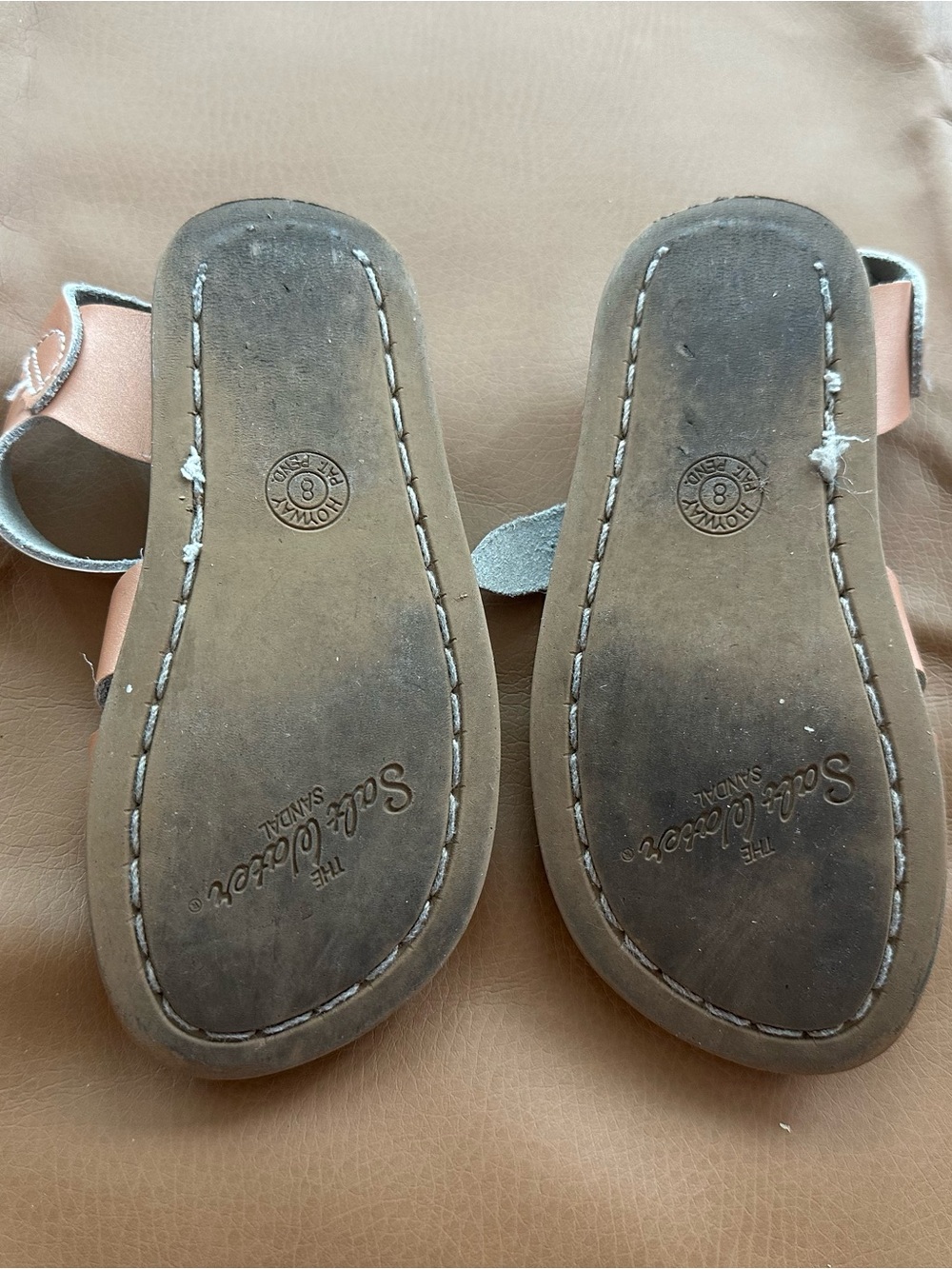Salt Water Sandals in Rose Gold - Picture 2 of 2